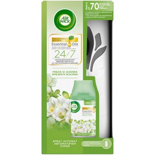Air Wick | Odorizant de camera aparat si rezerva fresie si iasomie 250ml
