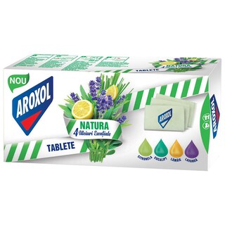 Aroxol | Natura | Tablete cu uleiuri esentiale impotriva tantarilor, 30 bucati