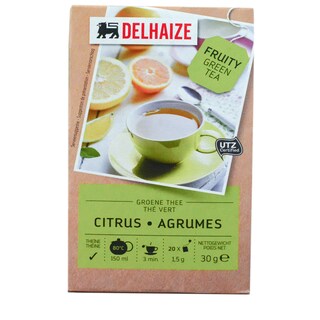 Delhaize | Ceai verde cu aroma de citrice 20x1.5g