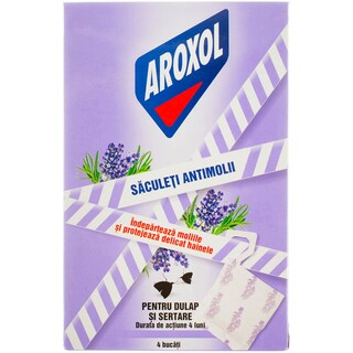 Aroxol | Saculeti antimolii 4 bucati