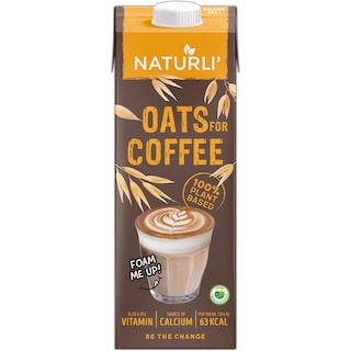 Naturli | Bautura vegetala de ovaz pentru cafea 1L