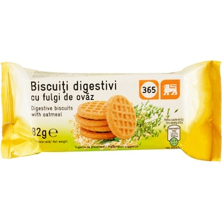 365 | Biscuiti digestivi cu ovaz 82g