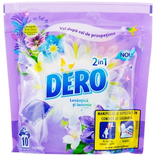 Dero | Detergent capsule Lavanda 10 bucati 10x24ml