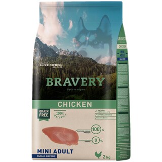 Bravery | Hrana uscata Mini Adult Chicken 2kg