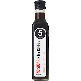 5ToGo | Sirop pentru cafea caramel fara zahar 250ml