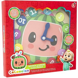 CoComelon | Ceas educativ din lemn