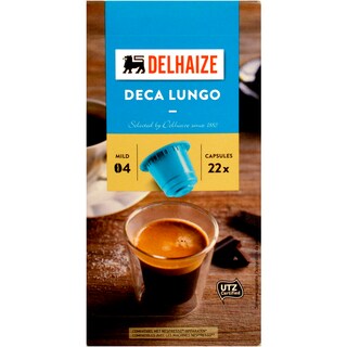 Delhaize | Cafea Deca Lungo, 22 capsule
