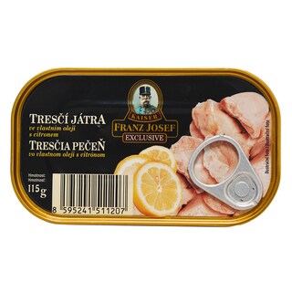 Kaiser Franz Josef | Ficat de cod in suc propriu cu lamaie 115g