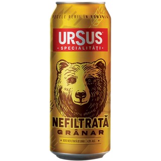 Ursus | Specialitati | Bere nefiltrata de grau Nefiltrata Granar 0.5L
