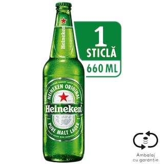 Heineken | Bere blonda 0.66L
