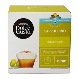 Cafea Cappuccino, 8 bauturi, 16 capsule