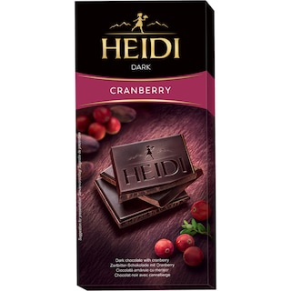 Heidi | Dark | Ciocolata amaruie cu merisor 80g