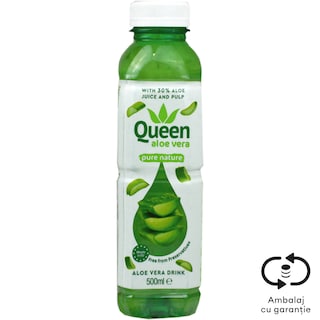 Queen Aloe Vera | Bautura racoritoare cu aloe vera 0.5L