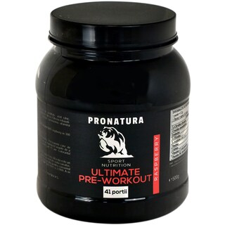 Pro Natura | Suplimente alimentare Ultimate PreWorkout ,cu aroma de zmeura 500g