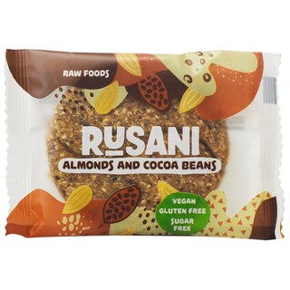 Rusani | Cookie vegan din migdale si boabe de cacao 40g