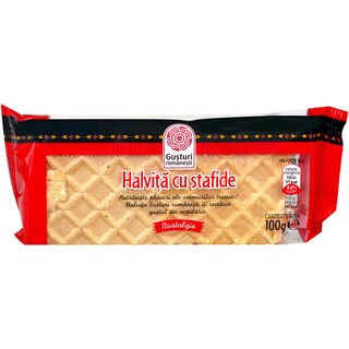 Gusturi romanesti | Halvita cu stafide 100g