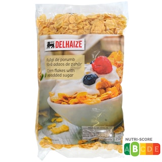 Delhaize | Fulgi de porumb fara adaos de zahar 250g