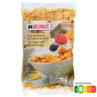Delhaize | Fulgi de porumb fara adaos de zahar 250g
