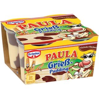 Paula | Budinca cu gris si ciocolata  4x125g