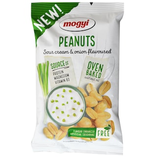 Mogyi | Arahide coapte si sarate cu aroma de smanatana si ceapa 130g