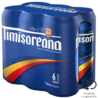 Timisoreana | Bere blonda 6x0.5L