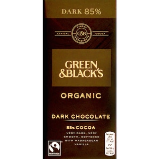 Green&Black's | Ciocolata bio neagra cu 85% cacao 100g