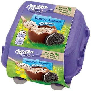 Milka | Oua de ciocolata cu Oreo 128g