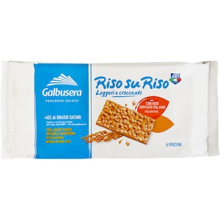 Galbusera | Riso su Riso | CRACKERS cu orez expandat 228g