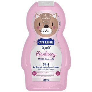 On Line | Le Petit | Gel de dus 3 in 1 Marshmallow 350ml
