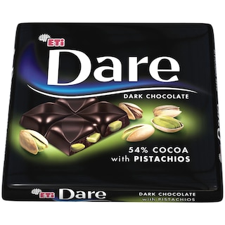 Dare | Ciocolata neagra cu fistic 54% 70g