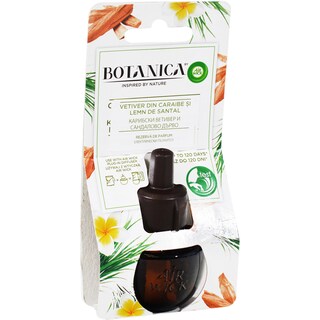 Botanica | Rezerva odorizant Vetiver Caraibe lemn de santal 19ml