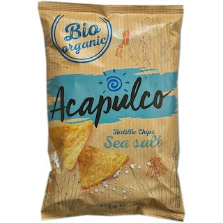 Acapulco | Tortilla chips bio cu sare de mare 125g