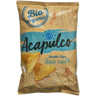 Acapulco | Tortilla chips bio cu sare de mare 125g