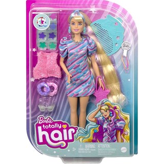 Barbie | Totally Hair | Papusa cu par lung si accesorii
