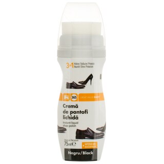 365 | Crema lichida neagra pentru pantofi 75ml