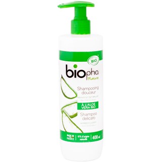 Biopha | Sampon bio delicat cu aloe vera 400ml