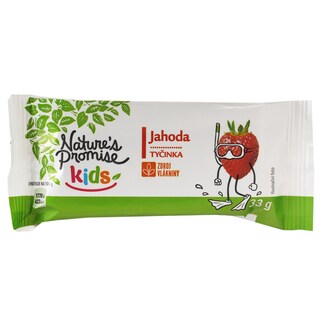 Nature's Promise Kids | Baton cu capsuni, de la 4 ani 33g