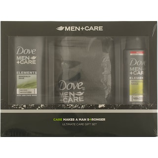 Dove Men+Care | Pachet cosmetice cu deodorant + gel dus 150ml+250ml