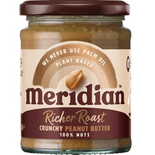 Meridian | Unt de arahide cu gust intens, crocant 280g