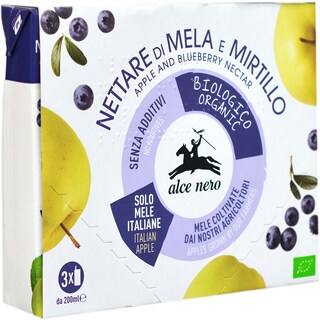 Alce Nero | Nectar de mere si fructe de padure bio 3x200ml