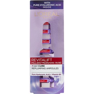 L'Oreal Paris | Revitalift | Fiole anti age cu Acid Hialuronic 7x1.3ml