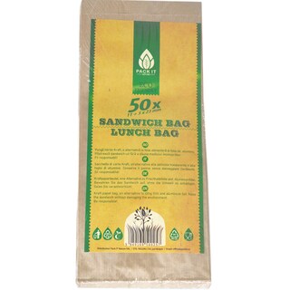 Pack It Nature | Pungi de hartie, 50 bucati