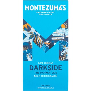 Montezuma's | Ciocolata bio cu lapte 51% cacao 90g