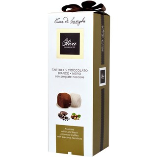 Oliva | Trufe asortate din ciocolata alba si ciocolata extra-fondant 250g