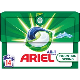 Detergent Mountain Spring, 14 capsule