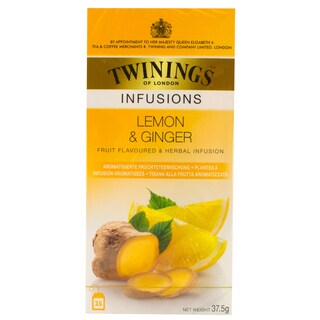 Twinings | Ceai cu lamaie si ghimbir 25 plicuri 37.5g