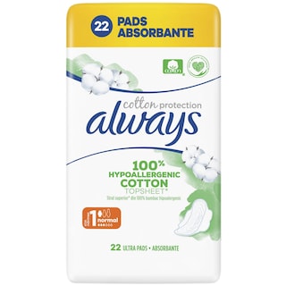 Always | Cotton Protection | Absorbante marimea 1 Normal, 22 bucati