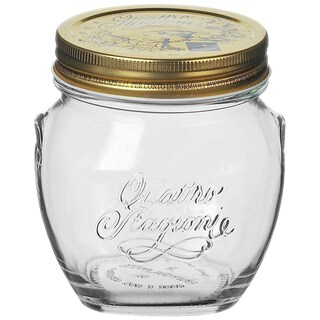Bormioli | Borcan de sticla cu capac Quatro Stagioni Anfora 500ml
