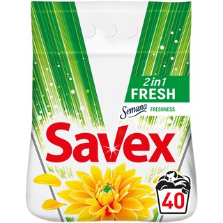 Savex | Powerzyme | Detergent automat 2in1 Fresh Semana Freshness 4kg