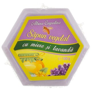 Albina Carpatina | Sapun cu miere si lavanda 100g